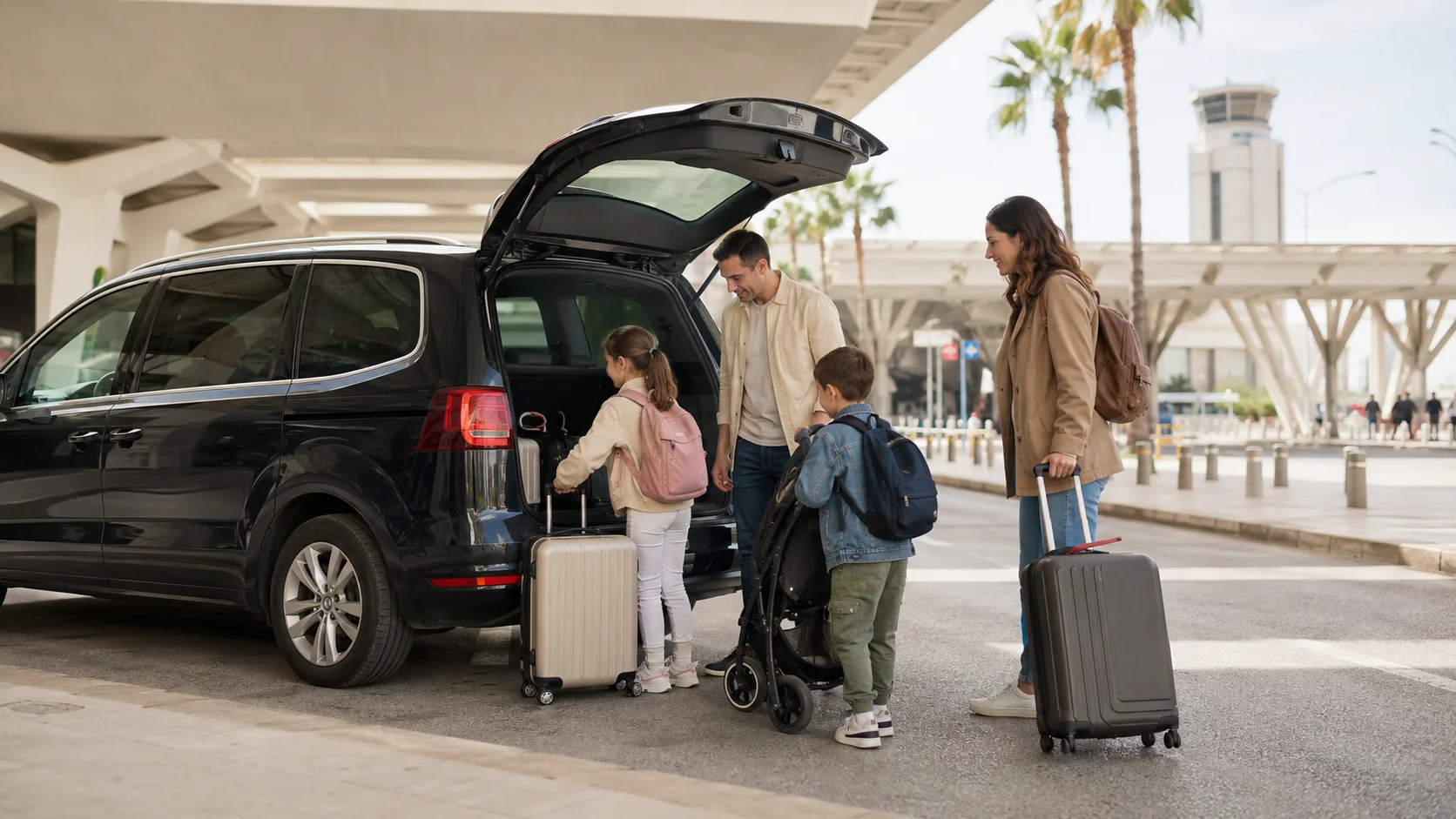 Tangier Flughafentransfer with child seat